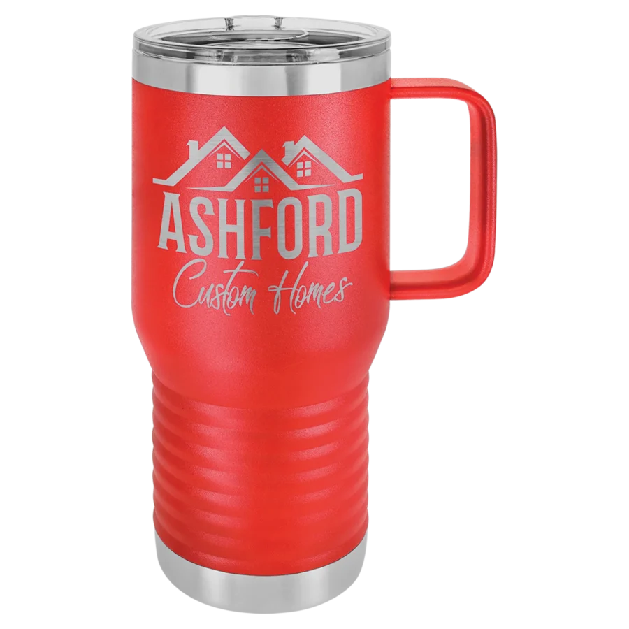 20 oz. Polar Camel Travel Mug - Red
