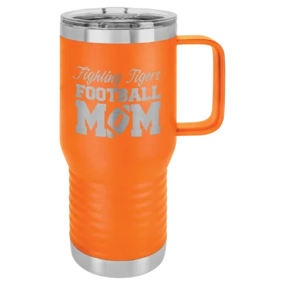 20 oz. Polar Camel Travel Mug - Orange