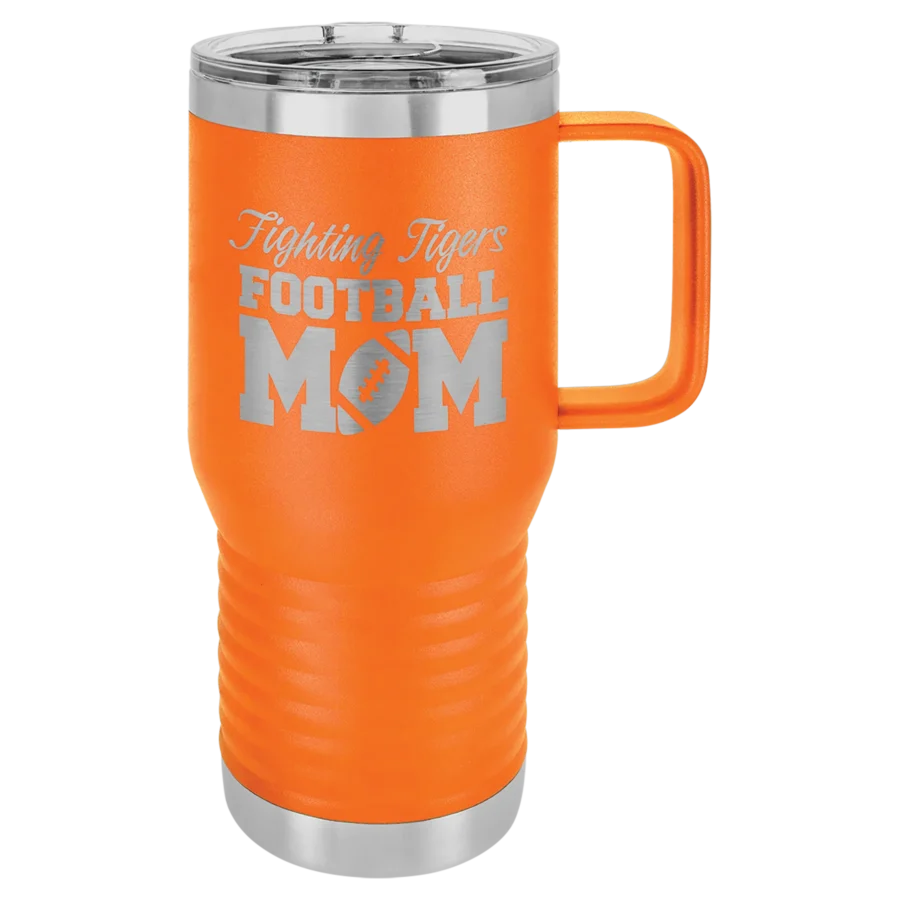 20 oz. Polar Camel Travel Mug - Orange