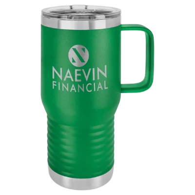 20 oz. Polar Camel Travel Mug - Green