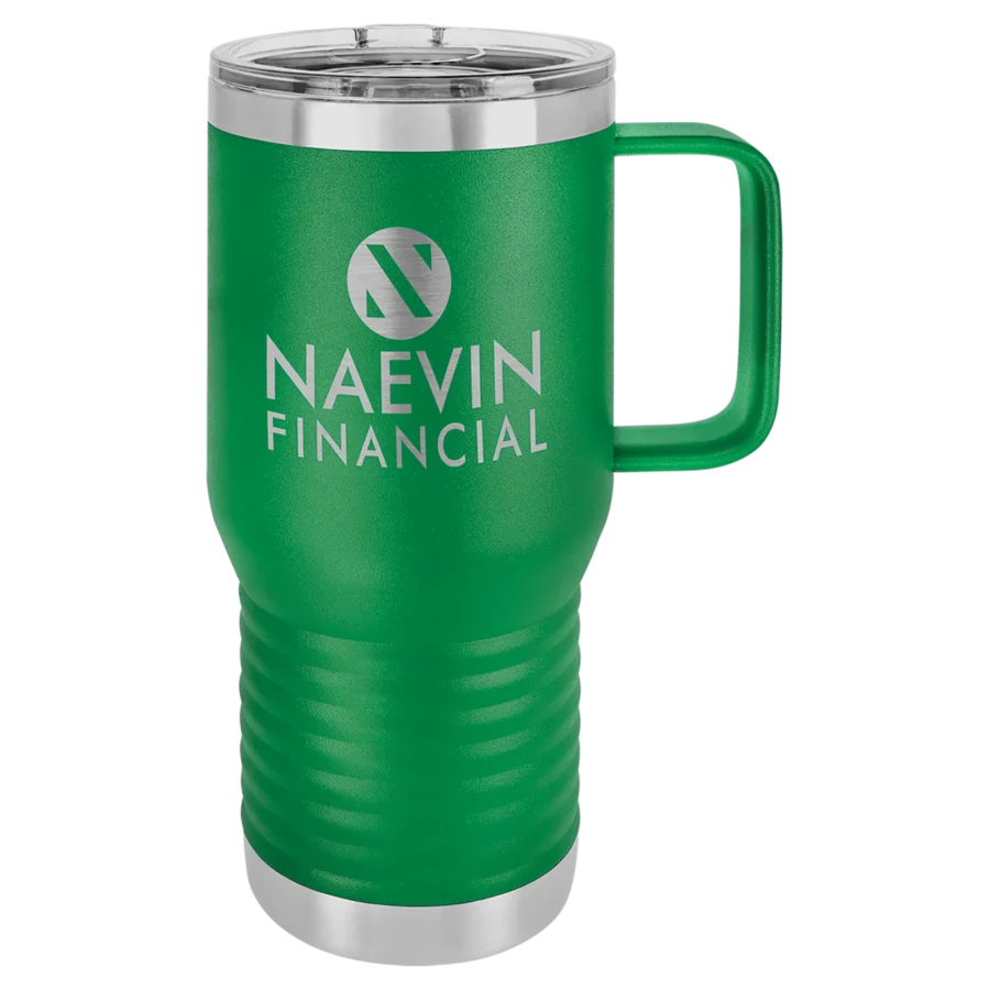 20 oz. Polar Camel Travel Mug - Green