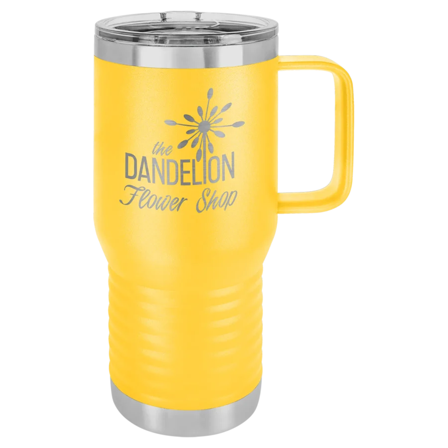 20 oz. Polar Camel Travel Mug - Yellow