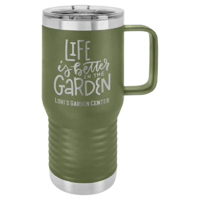 20 oz. Polar Camel Travel Mug - Olive Green