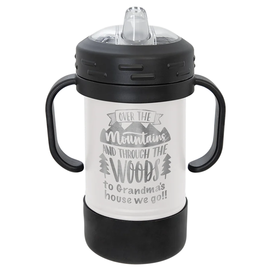 10 oz. Polar Camel Kids Sippy Cup - White