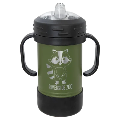 10 oz. Polar Camel Kids Sippy Cup - Olive Green