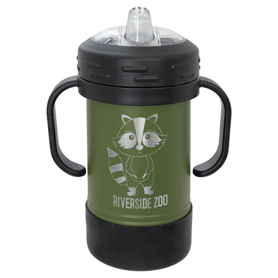 10 oz. Polar Camel Kids Sippy Cup - Olive Green