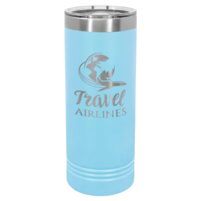 22 oz. Polar Camel Skinny Tumbler - Light Blue