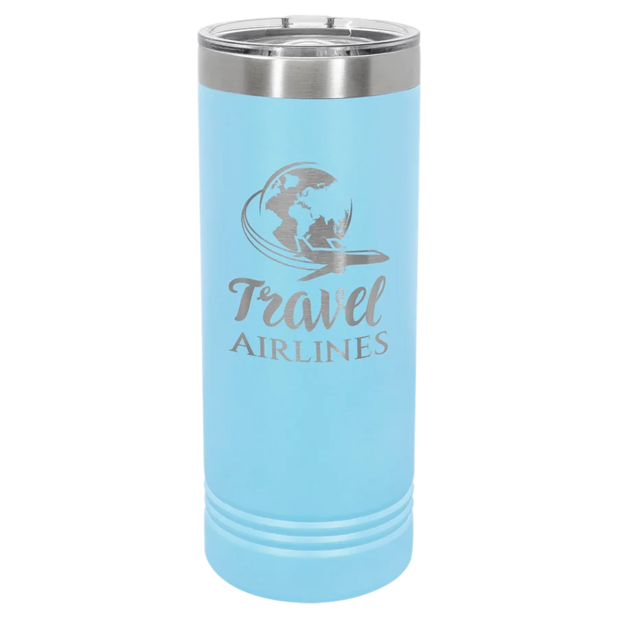 22 oz. Polar Camel Skinny Tumbler - Light Blue