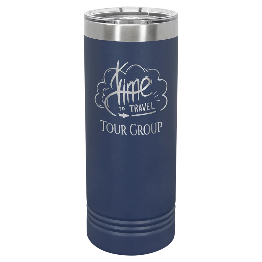 22 oz. Polar Camel Skinny Tumbler - Navy