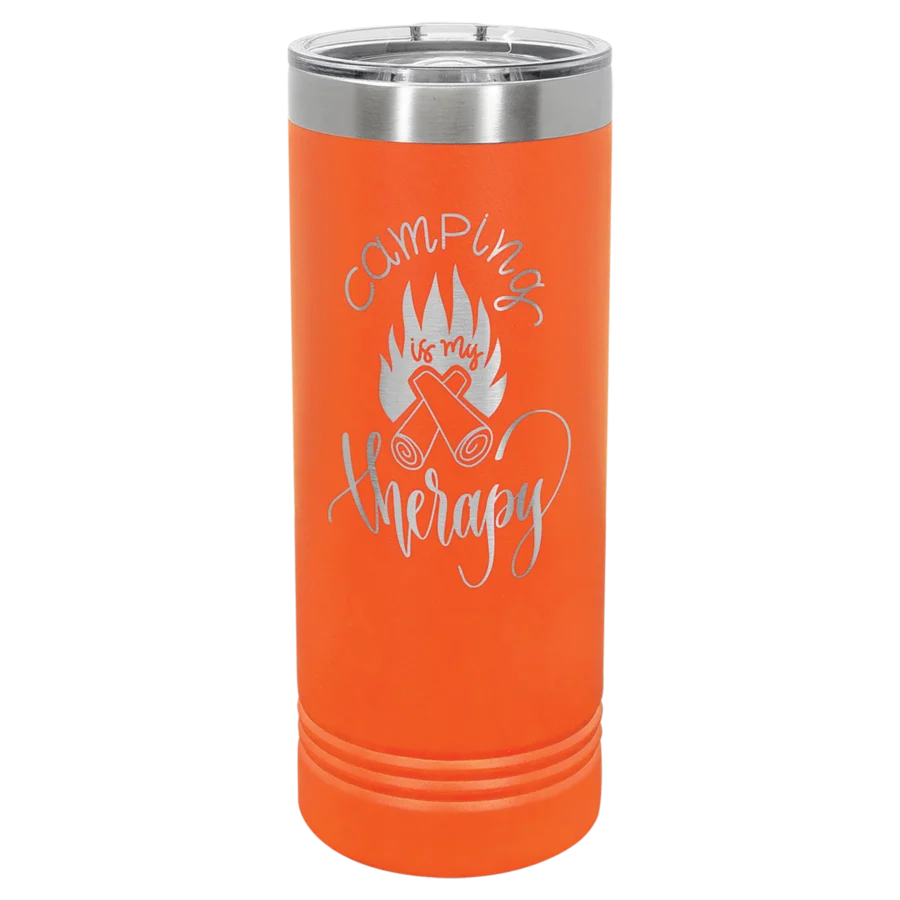 22 oz. Polar Camel Skinny Tumbler - Orange
