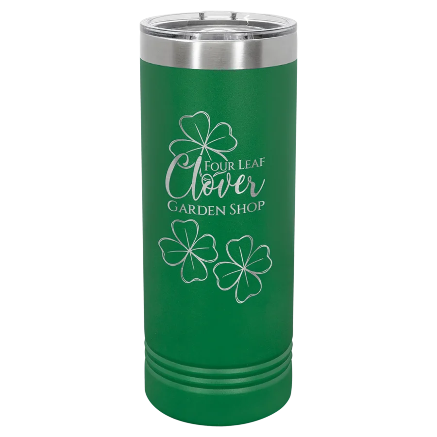 22 oz. Polar Camel Skinny Tumbler - Green