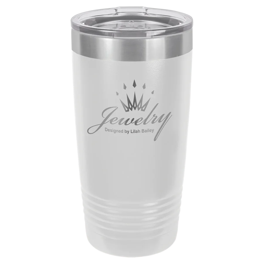 20 oz. Polar Camel Ringneck Tumbler - White