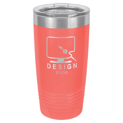 20 oz. Polar Camel Ringneck Tumbler - Coral