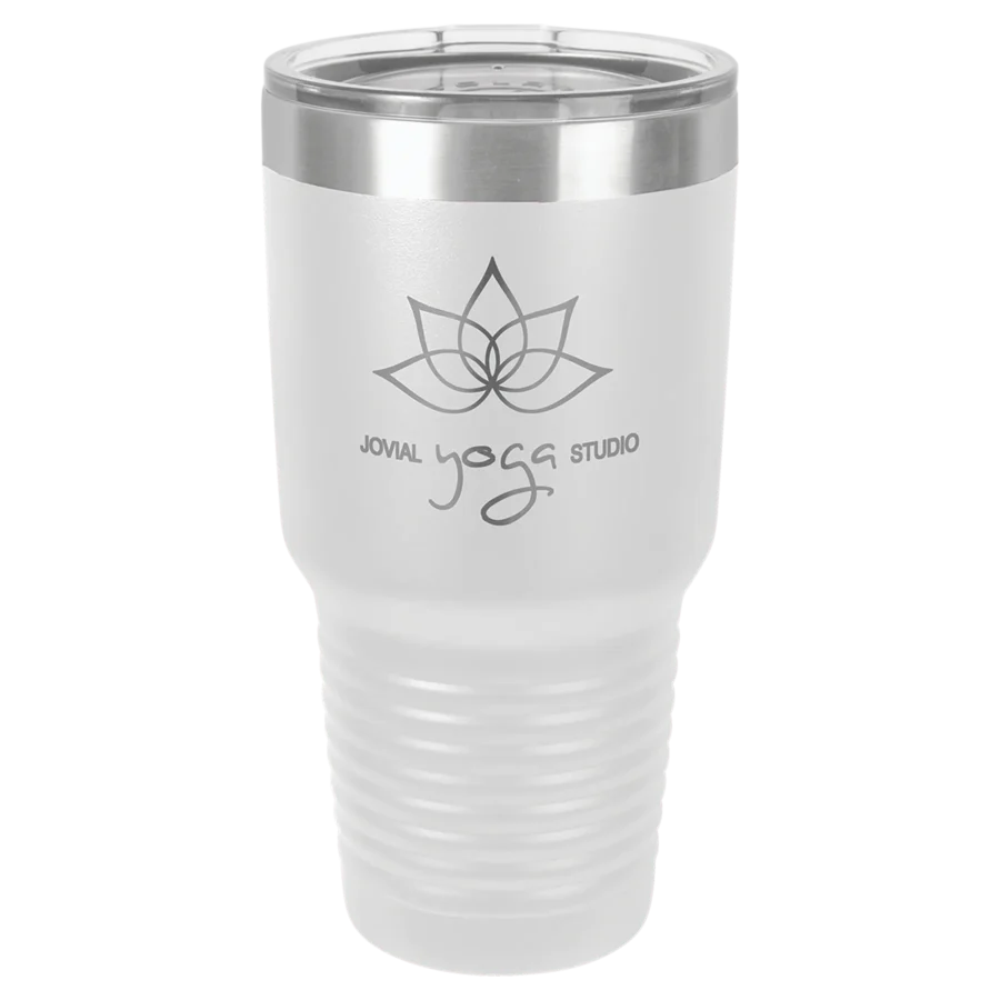 30 oz. Polar Camel Ringneck Tumbler - White
