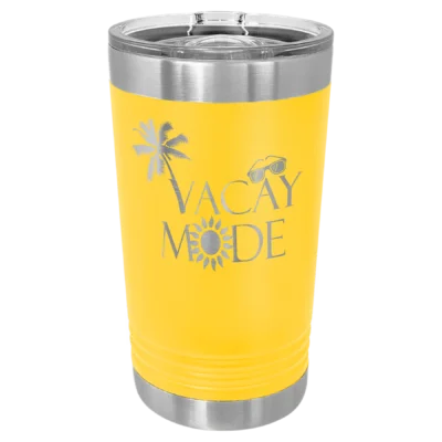 16 oz. Polar Camel Pint - Yellow