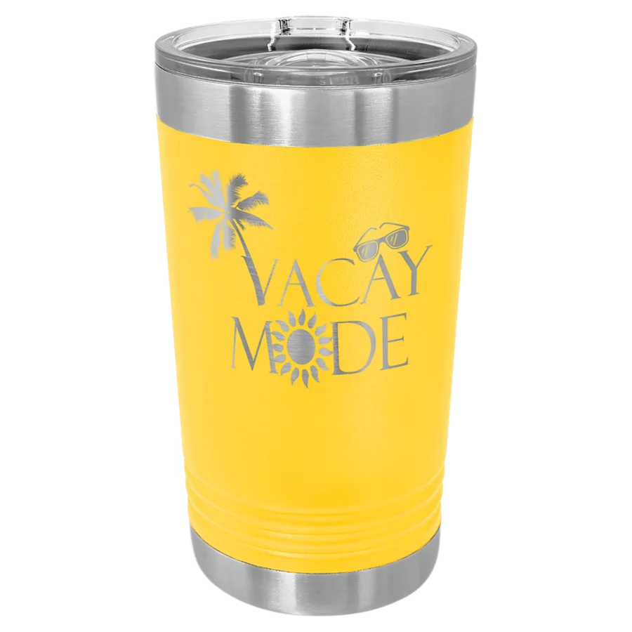 16 oz. Polar Camel Pint - Yellow