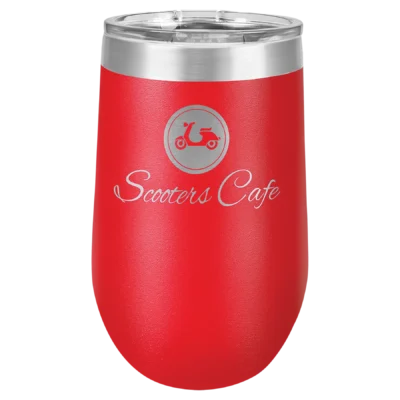 16 oz. Polar Camel Stemless Wine Tumbler - Red