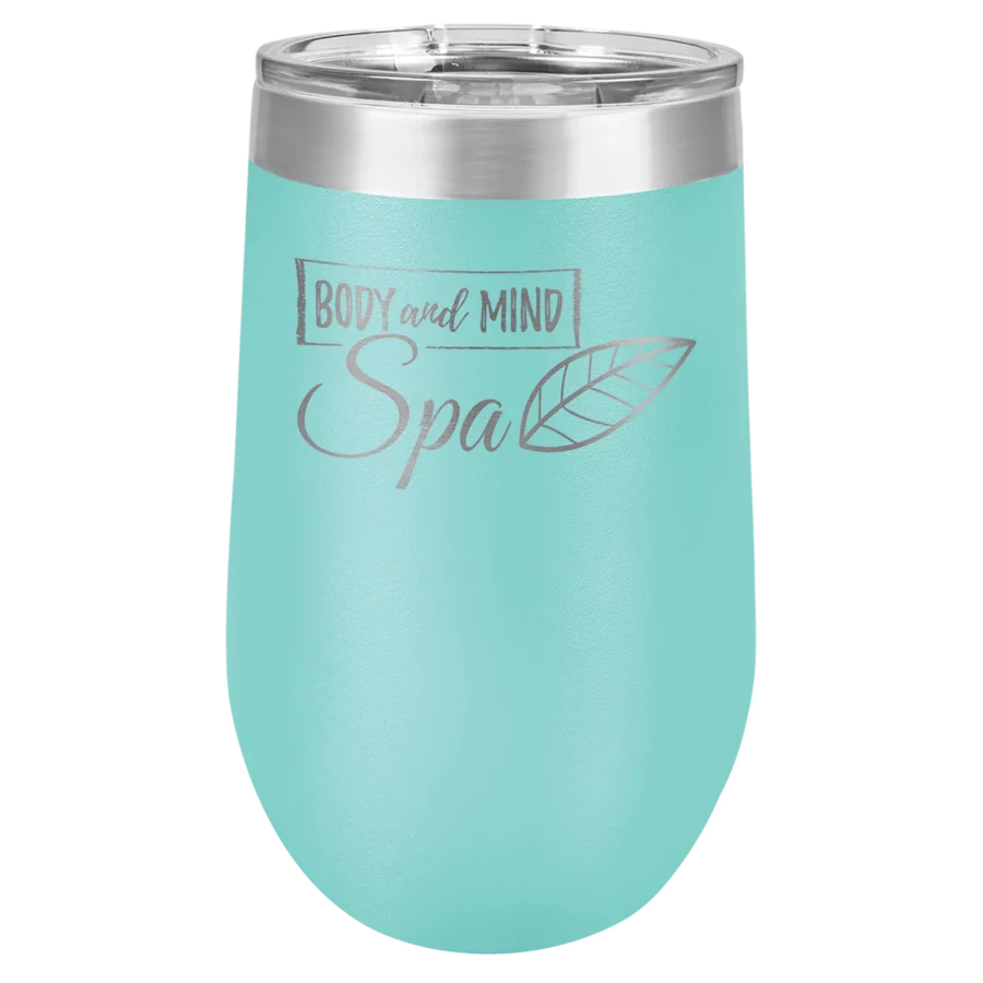 16 oz. Polar Camel Stemless Wine Tumbler - Teal