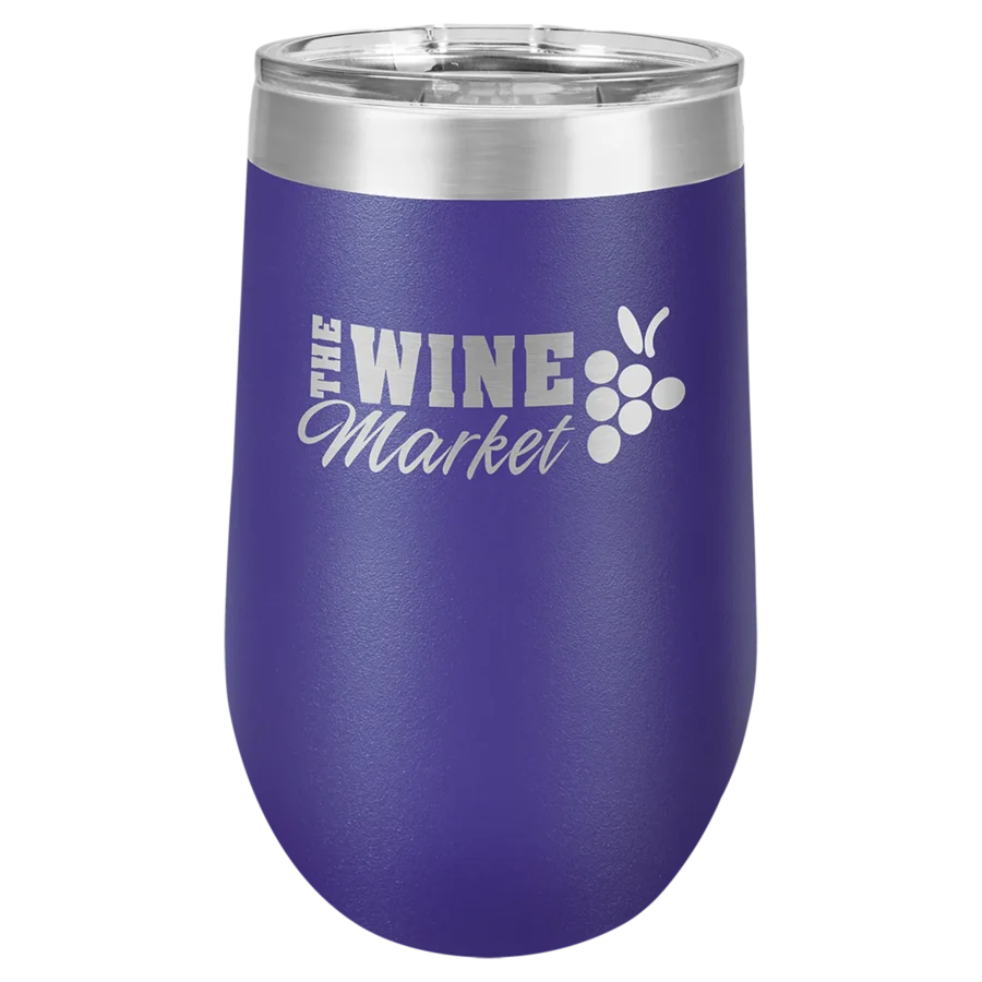 16 oz. Polar Camel Stemless Wine Tumbler - Purple