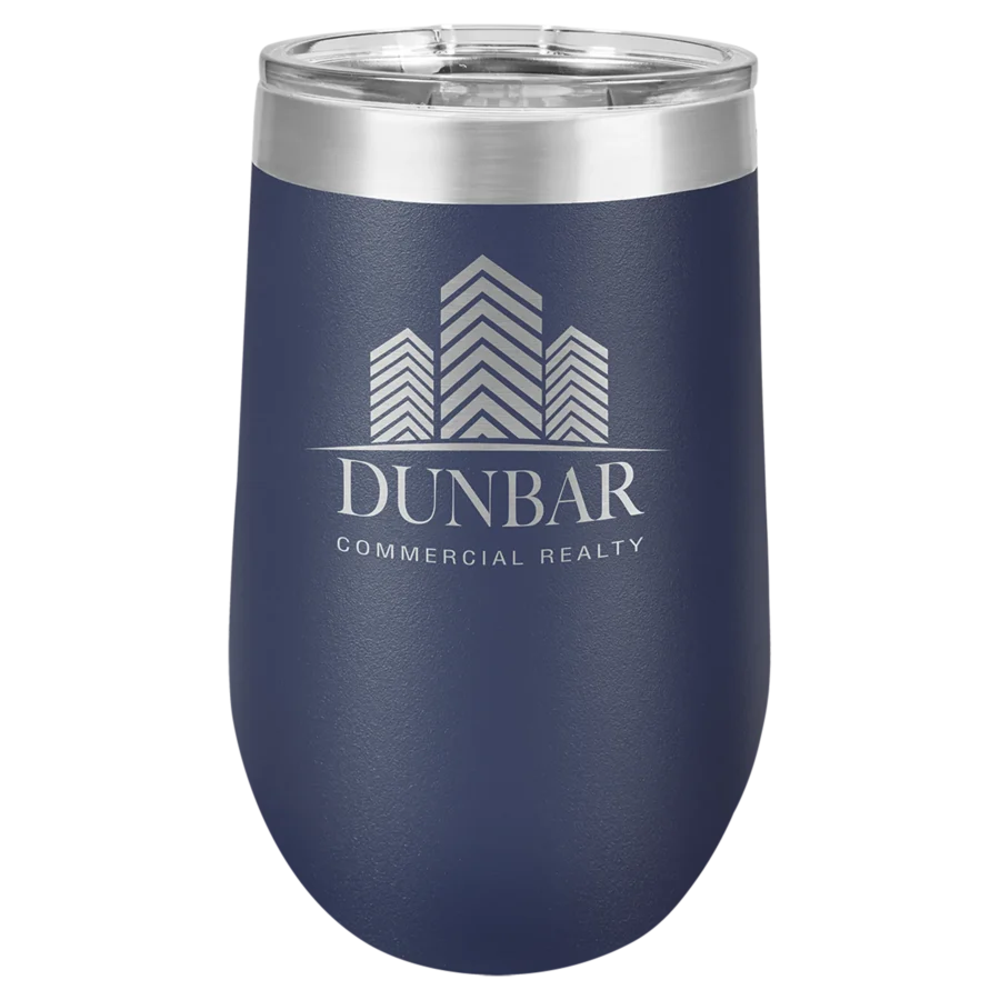 16 oz. Polar Camel Stemless Wine Tumbler - Navy