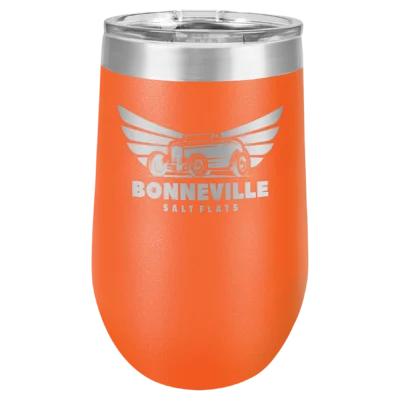 16 oz. Polar Camel Stemless Wine Tumbler - Orange