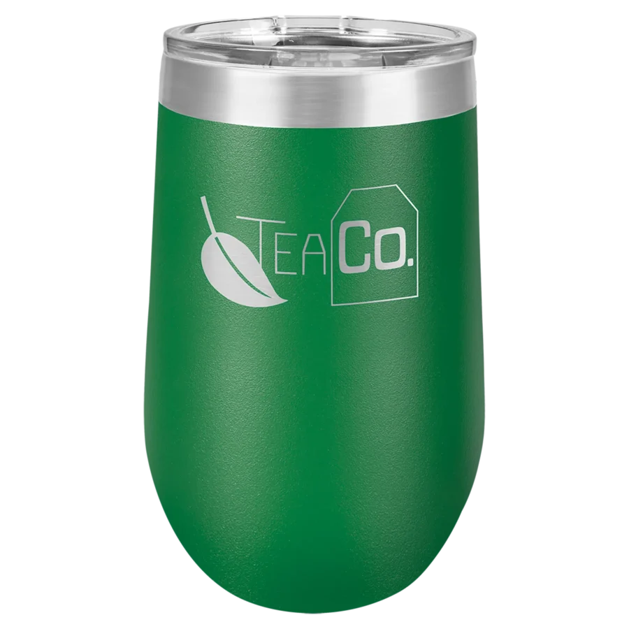 16 oz. Polar Camel Stemless Wine Tumbler - Green