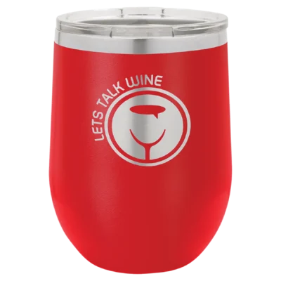 12 oz. Polar Camel Stemless Wine Tumbler - Red