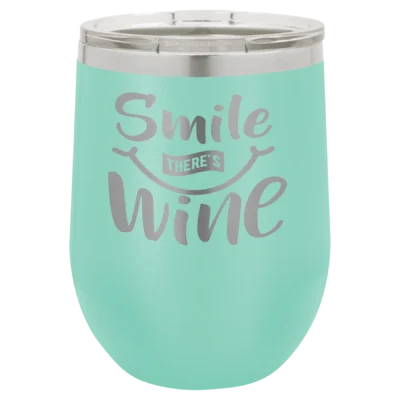 12 oz. Polar Camel Stemless Wine Tumbler - Teal