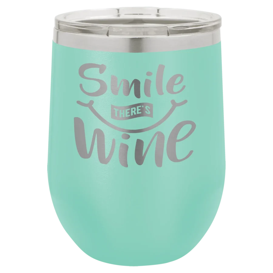 12 oz. Polar Camel Stemless Wine Tumbler - Teal