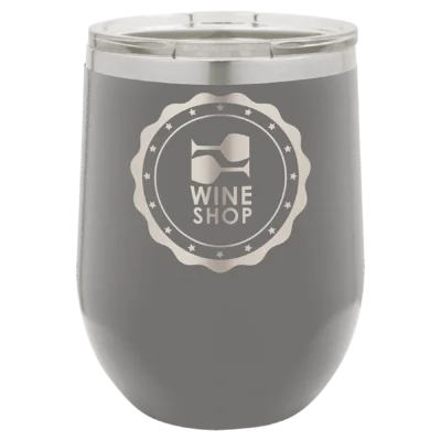 12 oz. Polar Camel Stemless Wine Tumbler - Gray