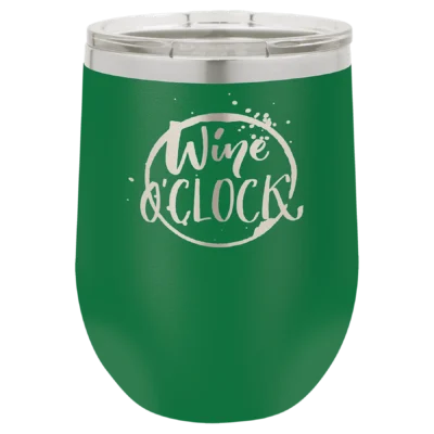12 oz. Polar Camel Stemless Wine Tumbler - Green