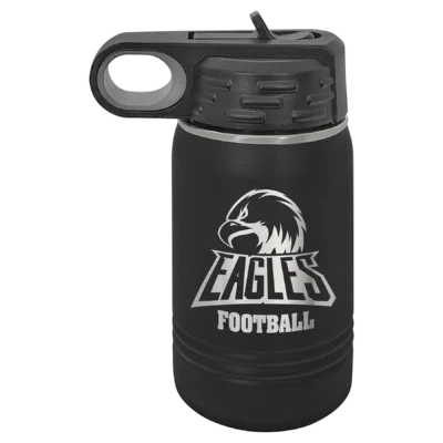 12 oz. Polar Camel Kids Water Bottle - Black