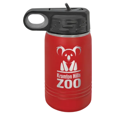 12 oz. Polar Camel Kids Water Bottle - Red