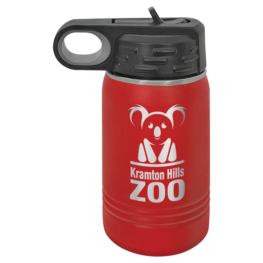 12 oz. Polar Camel Kids Water Bottle - Red