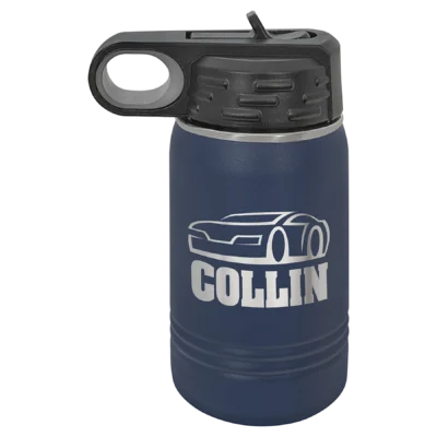 12 oz. Polar Camel Kids Water Bottle - Navy