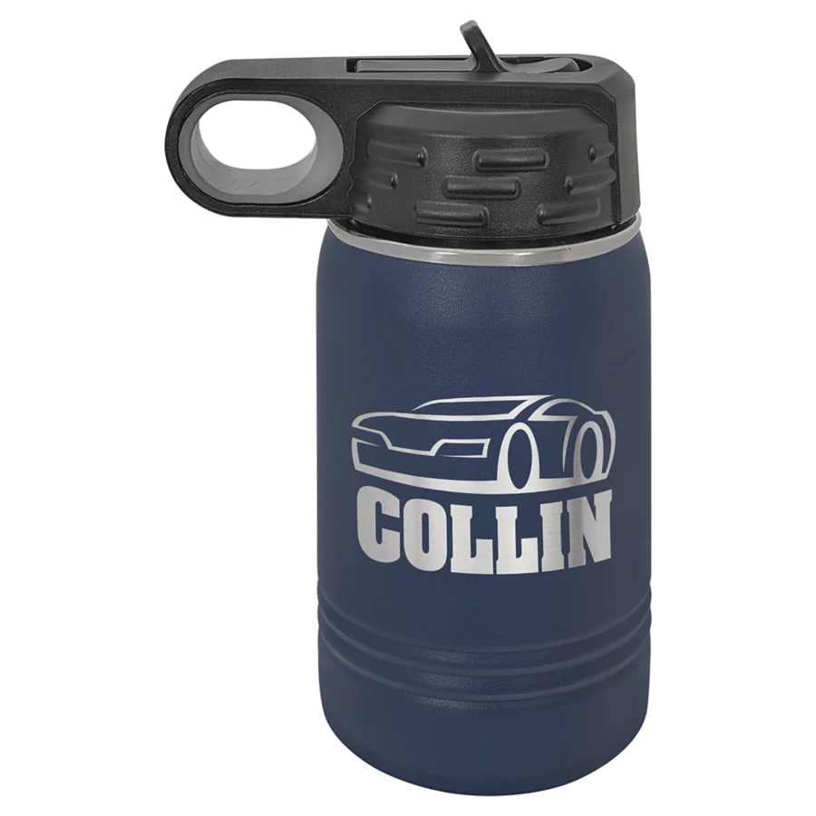 12 oz. Polar Camel Kids Water Bottle - Navy