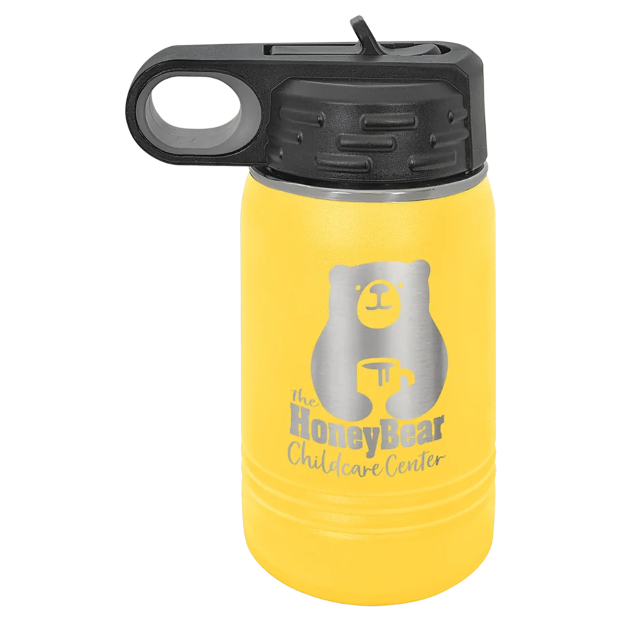12 oz. Polar Camel Kids Water Bottle - Yellow