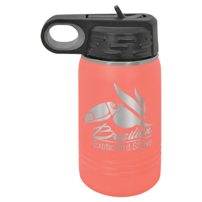 12 oz. Polar Camel Kids Water Bottle - Coral