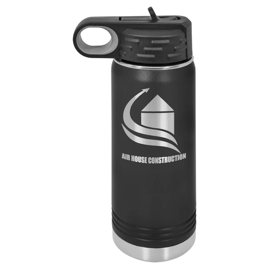 20 oz. Polar Camel Water Bottle - Black