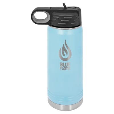 20 oz. Polar Camel Water Bottle - Light Blue