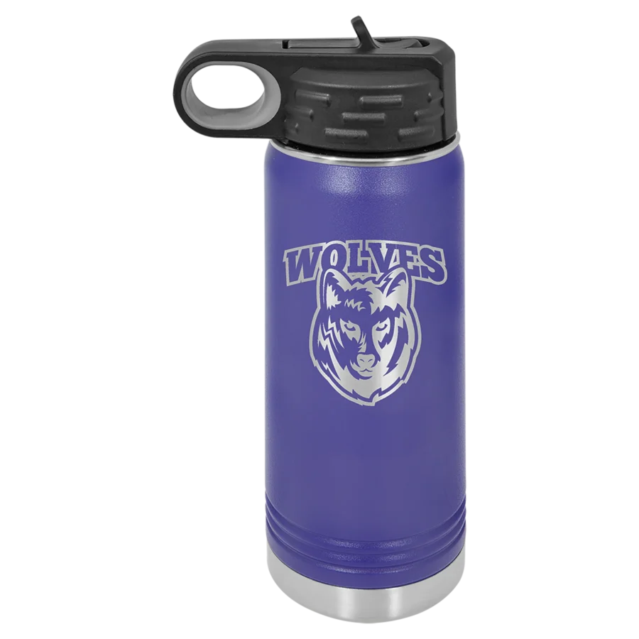 20 oz. Polar Camel Water Bottle - Purple