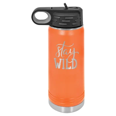 20 oz. Polar Camel Water Bottle - Orange