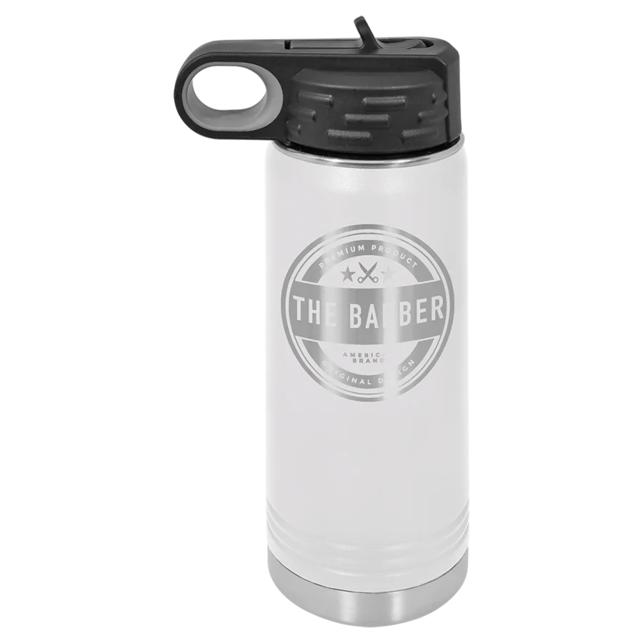 20 oz. Polar Camel Water Bottle - White