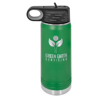 20 oz. Polar Camel Water Bottle - Green