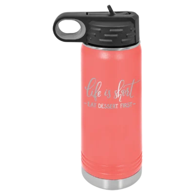 20 oz. Polar Camel Water Bottle - Coral