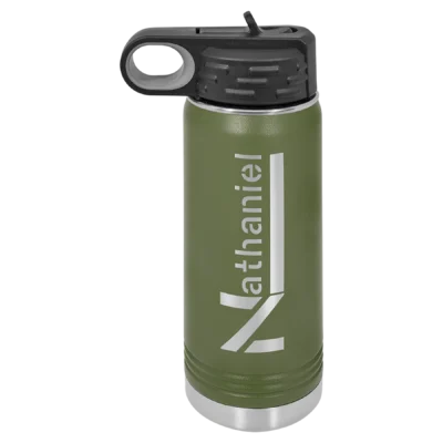 20 oz. Polar Camel Water Bottle - Olive Green
