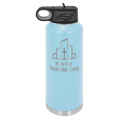 40 oz. Polar Camel Water Bottle - Light Blue