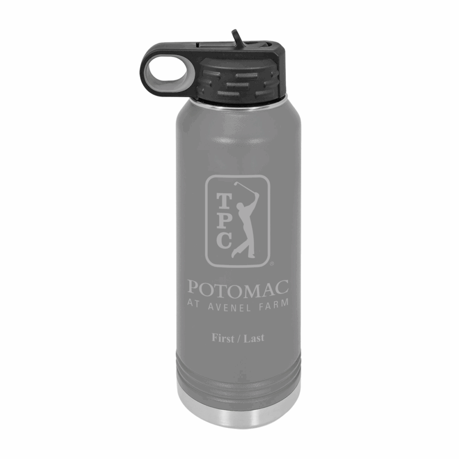 TPC Potomac - 32 oz. Polar Camel Water Bottle - Gray